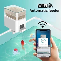 automatic aquarium fish tank feeder timing/wifi wireless smart phone app intelligent speaker voice remote control fish feeding