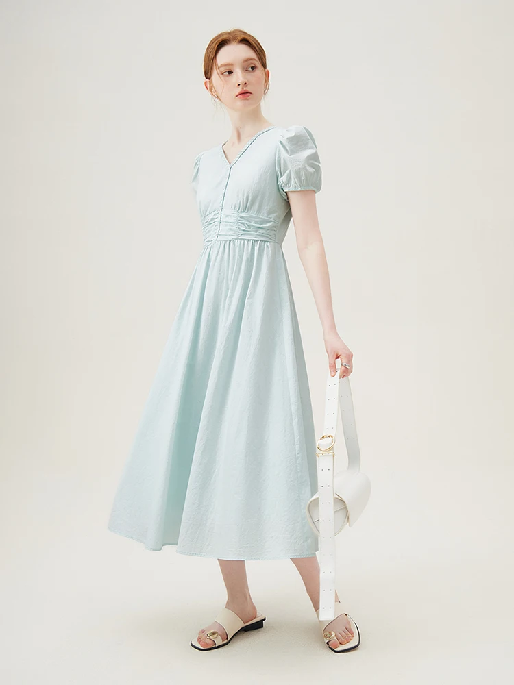 New Pretty French-style  Elegant Summer Women's Long Dress C7664