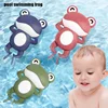 Baby Swim Pool Bath Toys For Children New Baby Wind Up Bath Swimming Bath Toy Cute Frogs Crab Clockwork Bath Toys Christmas Gift 1