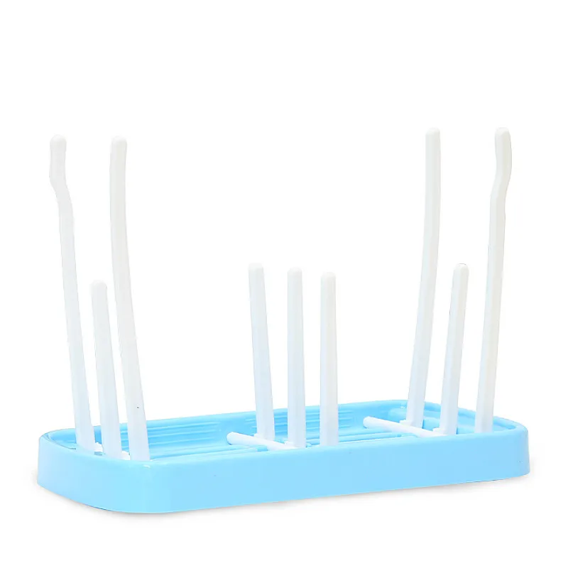 Bottle Drying Rack Baby Bottle Drying Rack Feeding Bottle Drying Rack Baby Bottle Holder Bottle Dry Rack Baby Bottle Drain Drying Racks Blue Pink Baby Cleaning Dryer Drainer Storage Drying Rack