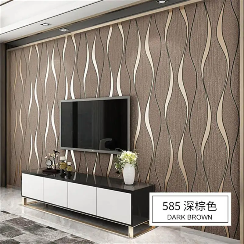 Modern 3D Wallpapers Three Dimensional Water Ripple Non Woven Wallpaper Home Decor Tv Background