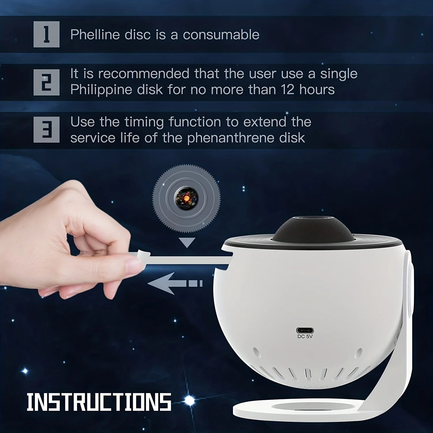 12 in 1 Projector Galaxy Projector Starry Sky Night Lamp LED Novelty Light for Planetarium Home Decor Children's Birthday Gift 3