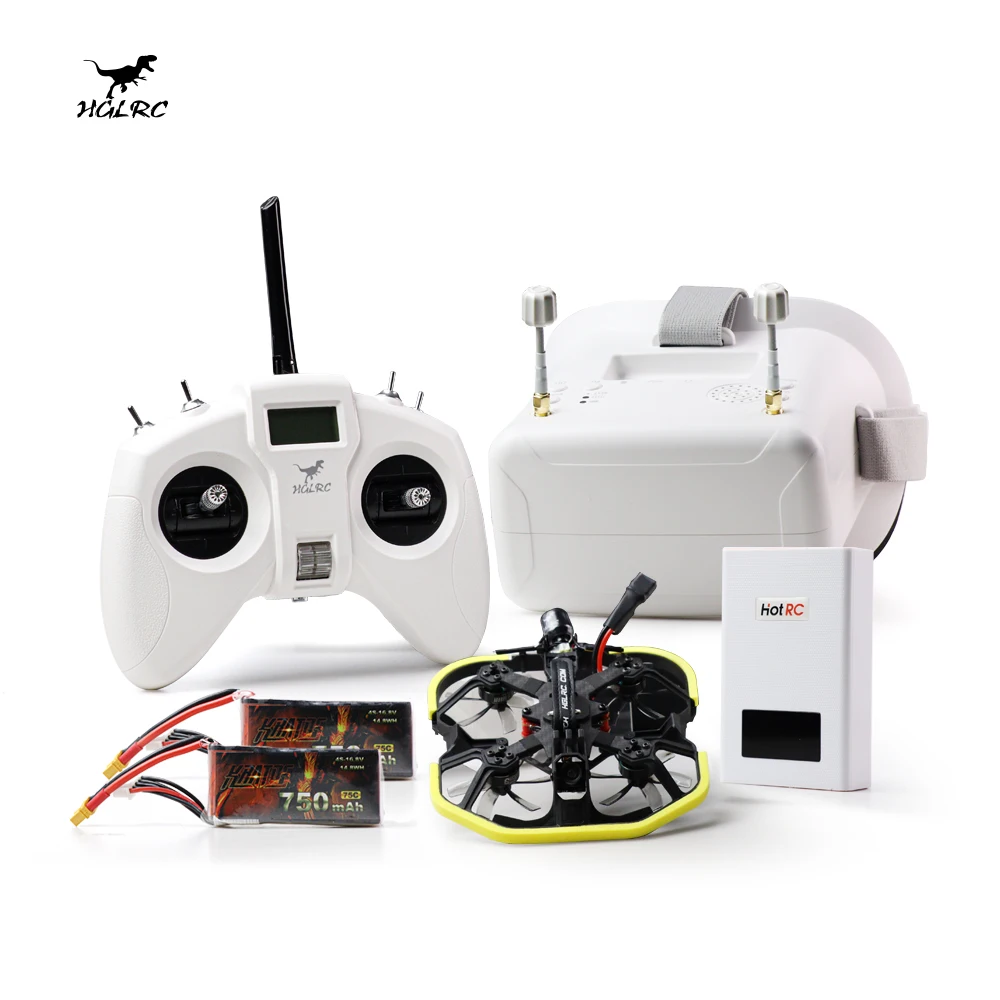 gennemsnit Meget frokost Hglrc Kt20 2" Fpv Racing Drone Rtf Kit Analog For Beginners With Remote  Controller And Fpv Goggles - Image Sensor - AliExpress