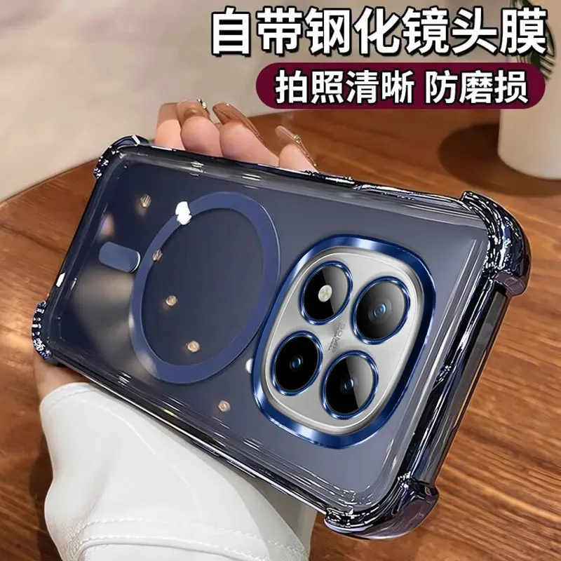 Magnetic Wireless Charging Shockproof Silicone Cover with Magsafe Compatibility