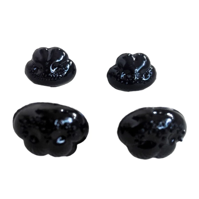 DIY 9/12/15/19mm Flat Bottom Triangle Nose Toy Puppy Bear Nose  Accessories Plastic Plushs Snout Animals Nose Plush Accessories 4