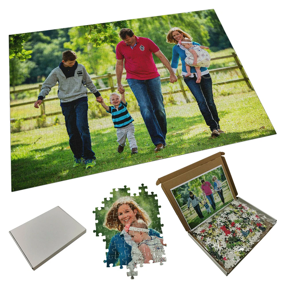 

300/500/1000 Pieces Custom Puzzle Personalized Jigsaw Puzzle Add Your Own Photo Puzzle Personalized Photo Jigsaw Educational Toy