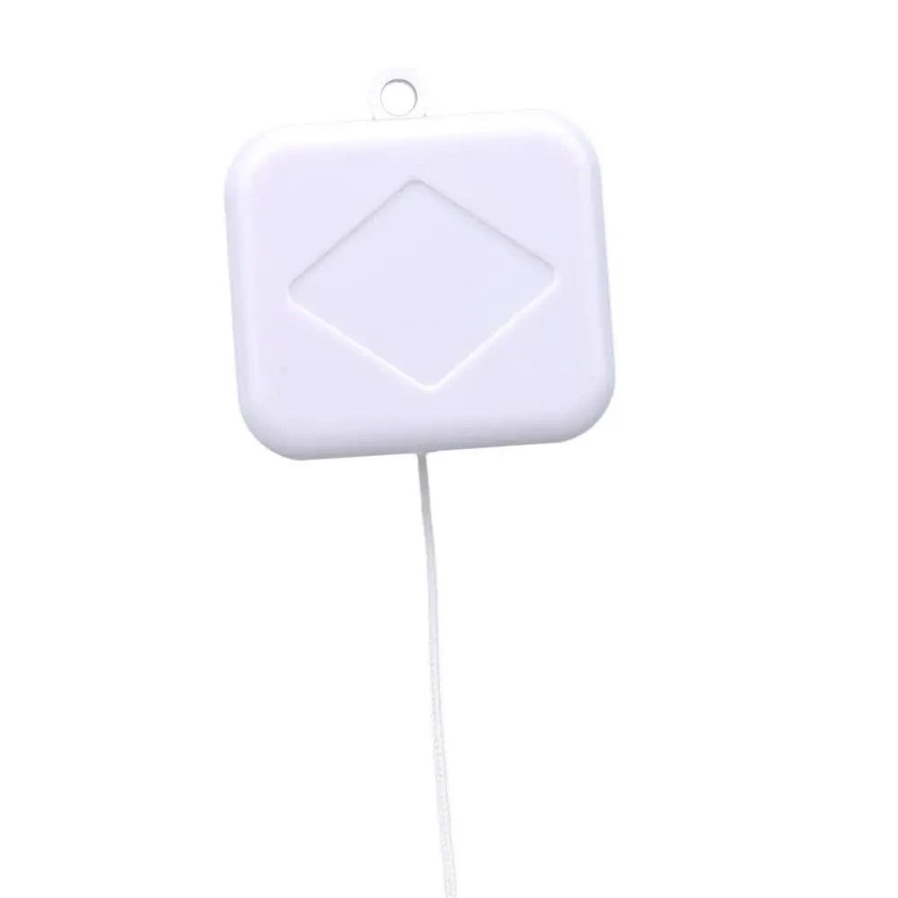 Creative Simple Pull Ring Music Box ABS Mini Eight-tone Ring Rope White DIY Baby Toy Bed Ringtone