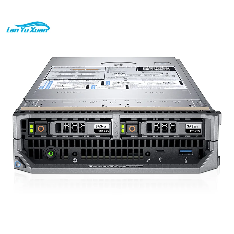 Server Dell Poweredge M640 Server Modulare Con Densità Di Database Server Blade A Mezza Altezza