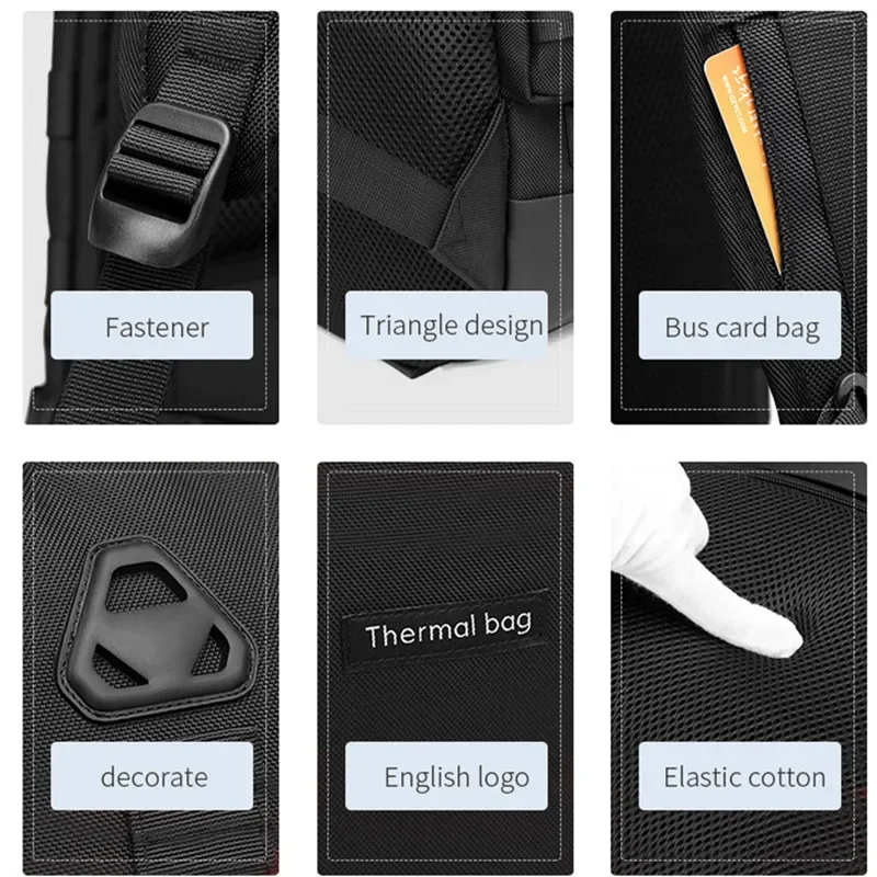 Waterproof Laptop Backpack with USB Charging for Travel and Business