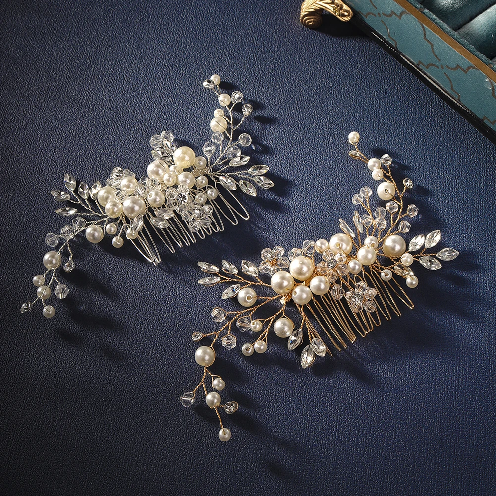 Pearl Hair Comb Headpiece for Bridal Wedding GirlFriend hair accessories bridal hair accessories