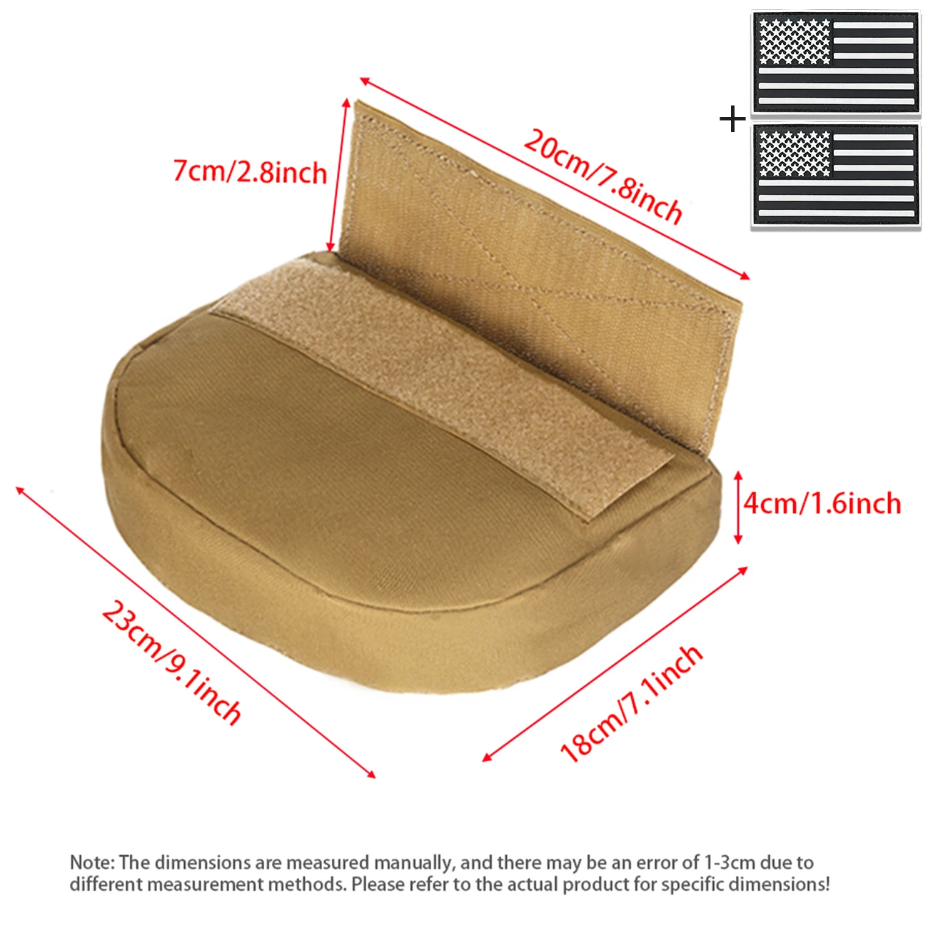 Borsa portaoggetti da caccia per esterni, borsa multifunzionale per accessori con apertura a cerniera Magic Sticky che può essere attaccata al gilet da caccia - immagine 5