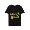 Casual Short Sleeve Tops for Women T Shirt Lady Fashion Summer Funny Witch Themed Hen Party Women Tshirts Team Bride Tee T-Shirt 4