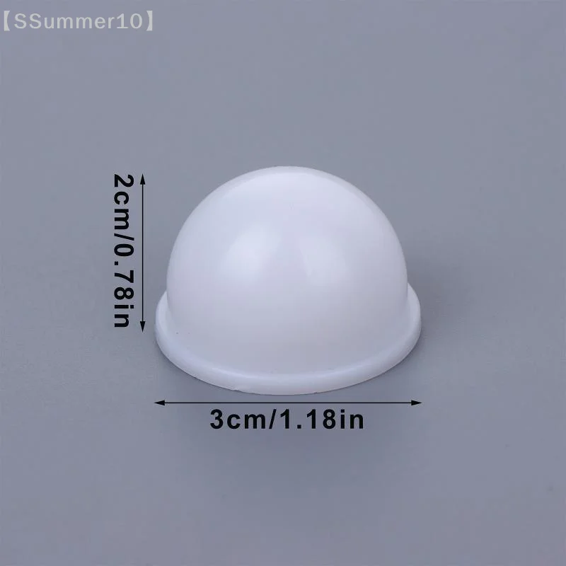 【SSummer10】Sensore di luce a sfera, guida luminosa sferica bianca, custodia per misuratore di luce, copertura a cupola in plastica per sensore di luce【SS】 - immagine 6