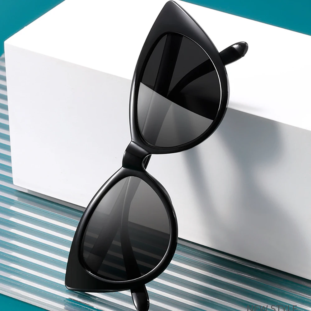 New Cat Eye Sunglasses Women Men Trendy Brand Designer Sun Glasses Fashion UV400 Shades Outdoor Driving Cycling Goggles Eyewear