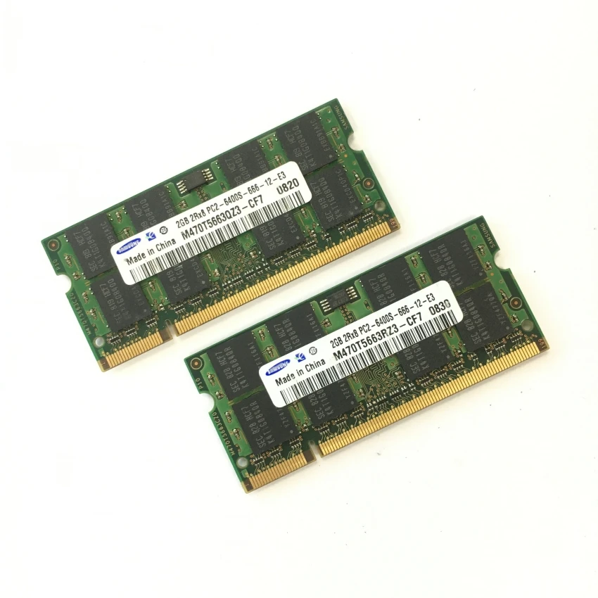 DDR2 2GB PC2-6400S 800Mhz Laptop Memory Module