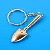 Shovel Keyring Creative Lovely Metal Pendant Tool Key Chain Silver 2