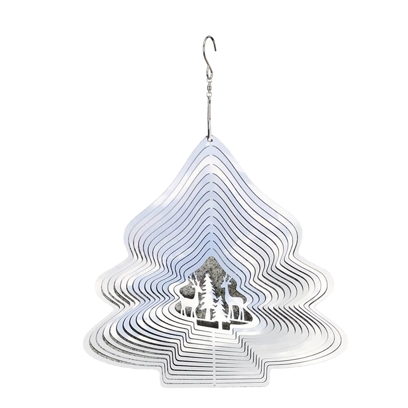 

Металлический ветер в виде дерева для украшения улицы и помещения, украшение для двора, подвесной подарок, скульптура в виде ветра, домашний декор