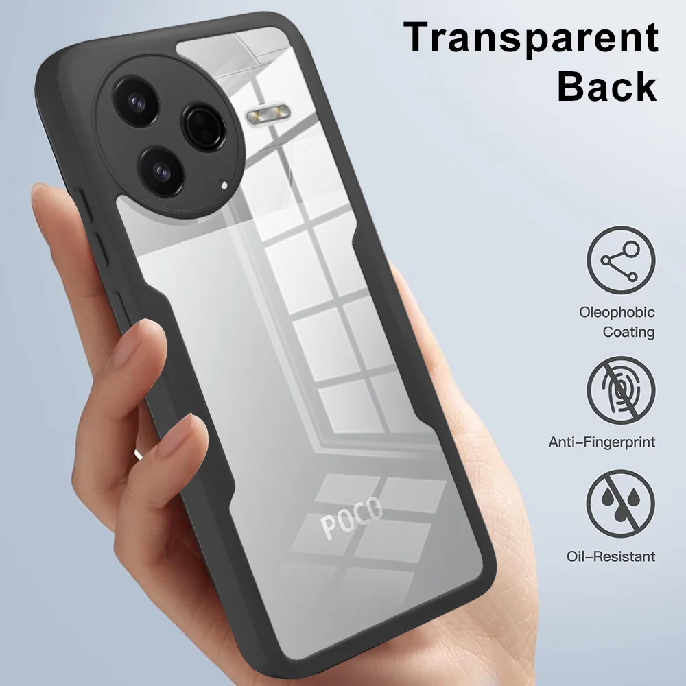 Enhanced Shockproof Clear Protective Case - Full Body Protection Cover