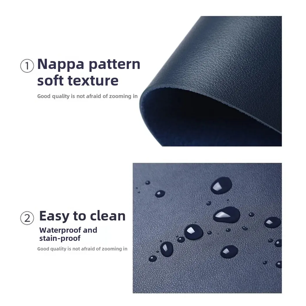 Double-Sided Eco-Friendly Leather Tablecloth Fabric Heat-Resistant Waterproof from Southeast Asia for Home Use Table Mat Materia