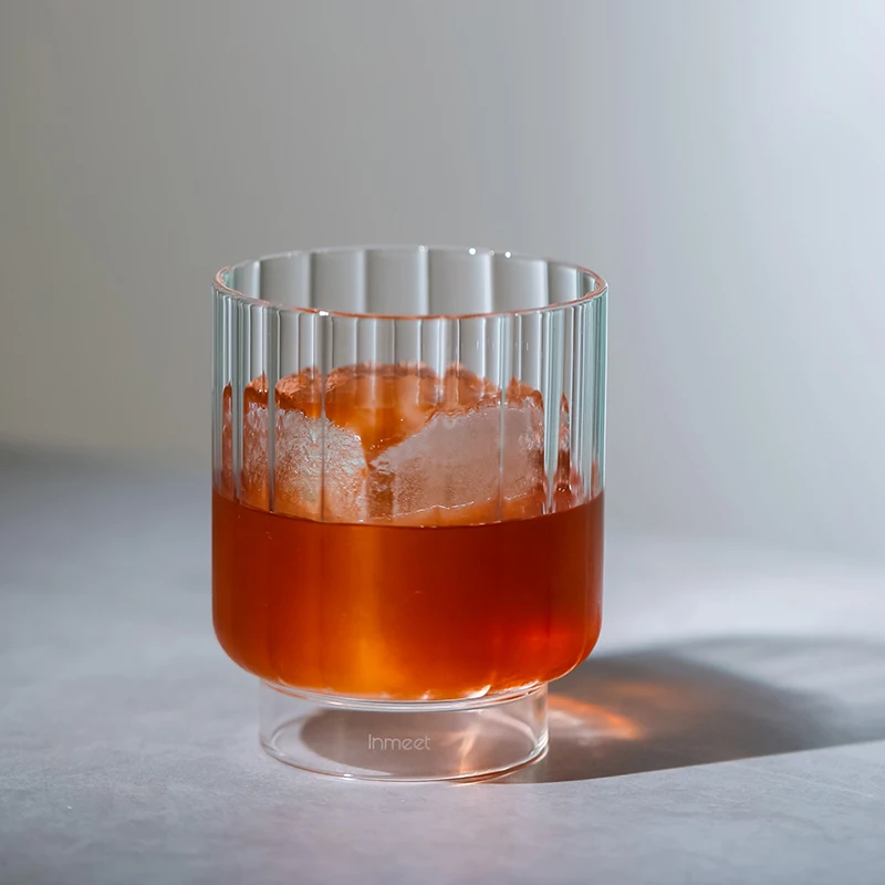 Inmeet High Borosilicate Glass Cup/Whiskey Glass/Old Fashioned Glass/Barware/Cocktail Glass 330ml