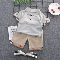 Summer New Baby Boys Clothing Sets T-shirt + Shorts Kids Girl Outfits Suits Children Wear Infant Toddler Tee Shirts + Pants 2