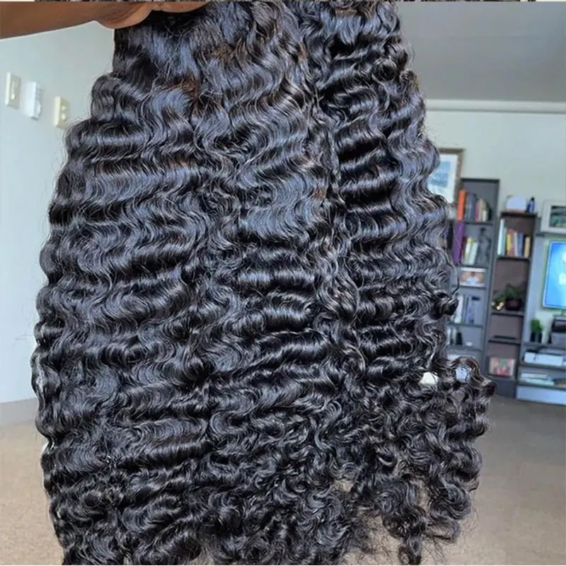 12A Burmese Curly Bundles Human Hair Unprocessed Quick Weave Hair Water Wave 3 Bundles Brazilian Spiral Curls Natural Bundles - 6