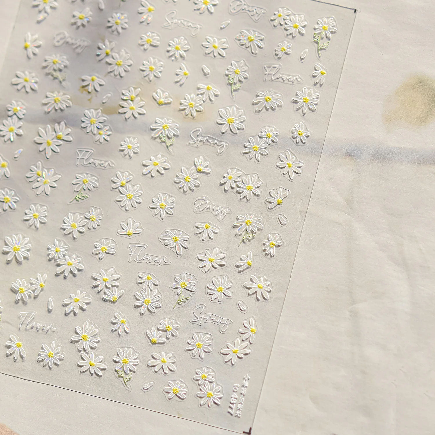 Cherry Blossom 5D Nail Art Stickers – Elegant Spring Petal Decals