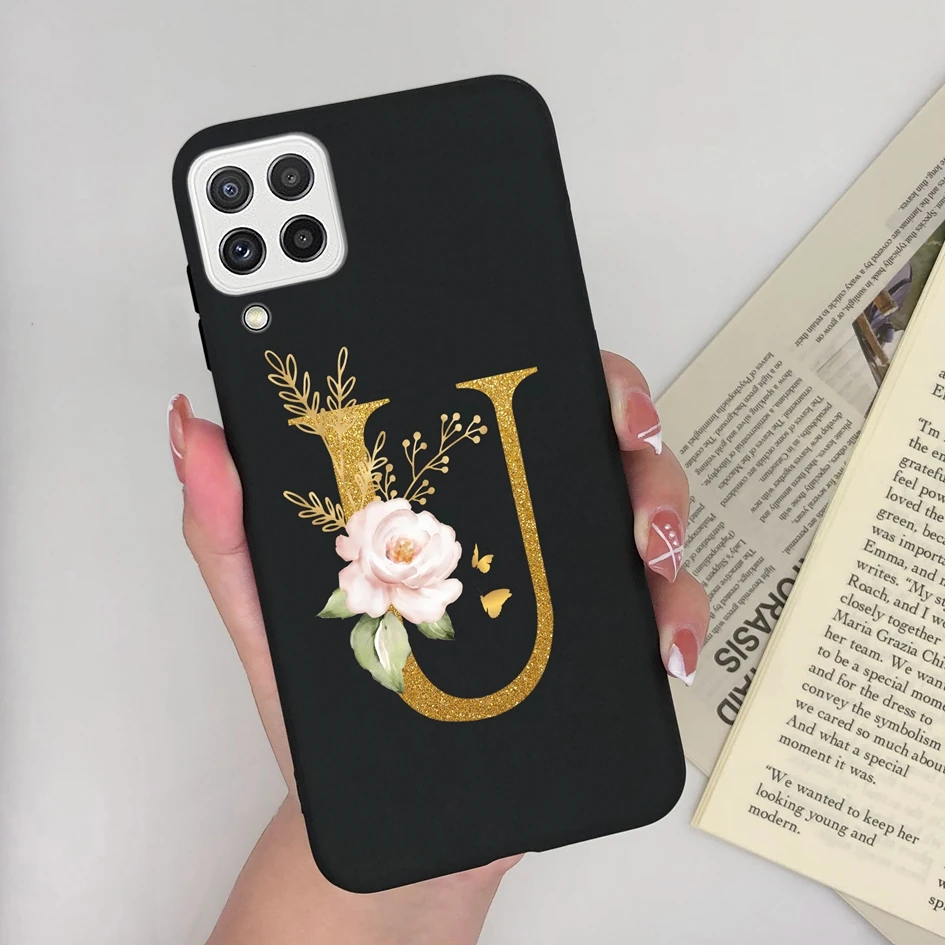Luxury Pink Silicone Soft TPU Phone Case - Protective Back Cover with A-Z Letters