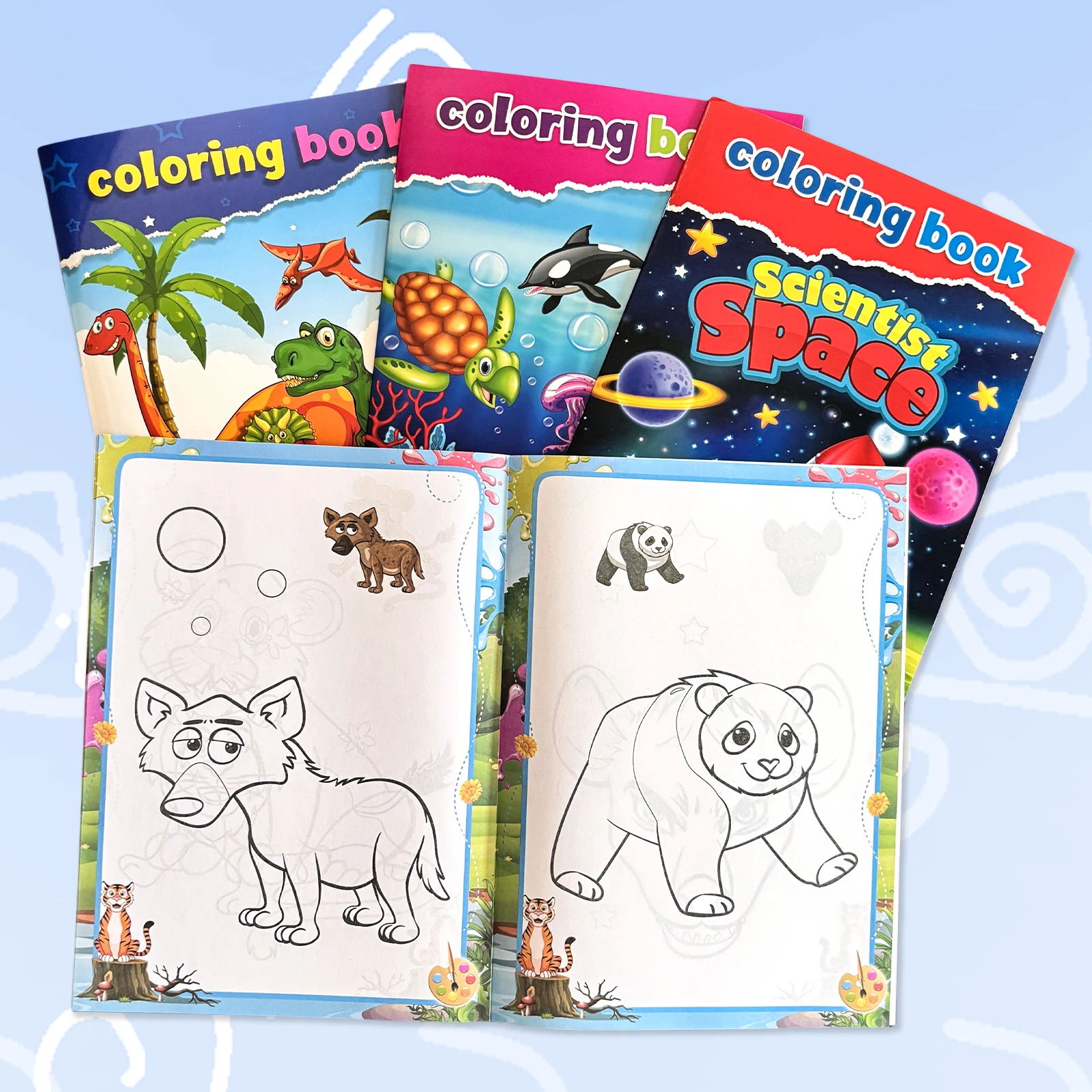 Children's Drawing Book Coloring Drawing Book Color Filling Graffiti Picture Book Painting Educational Toy Gift Concentration 6