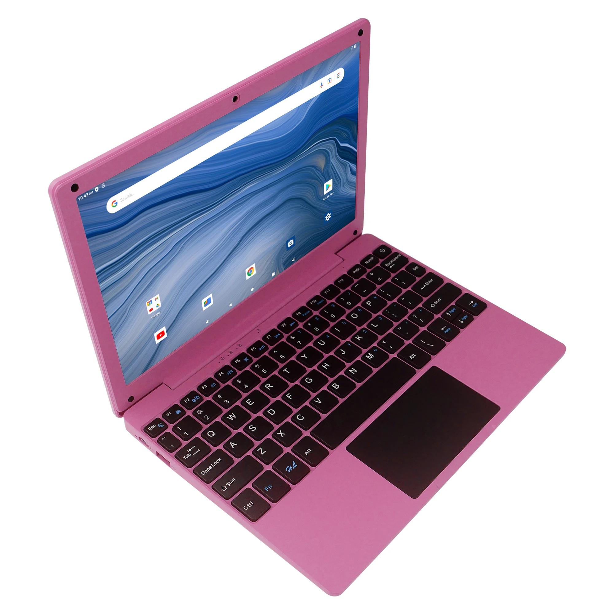 2024 Latest 10.3 Android System 12 Quad Core Ultra thin tablet Laptop 2GB/62GB Netbook A133 CPU Computer Wi-Fi USB 3