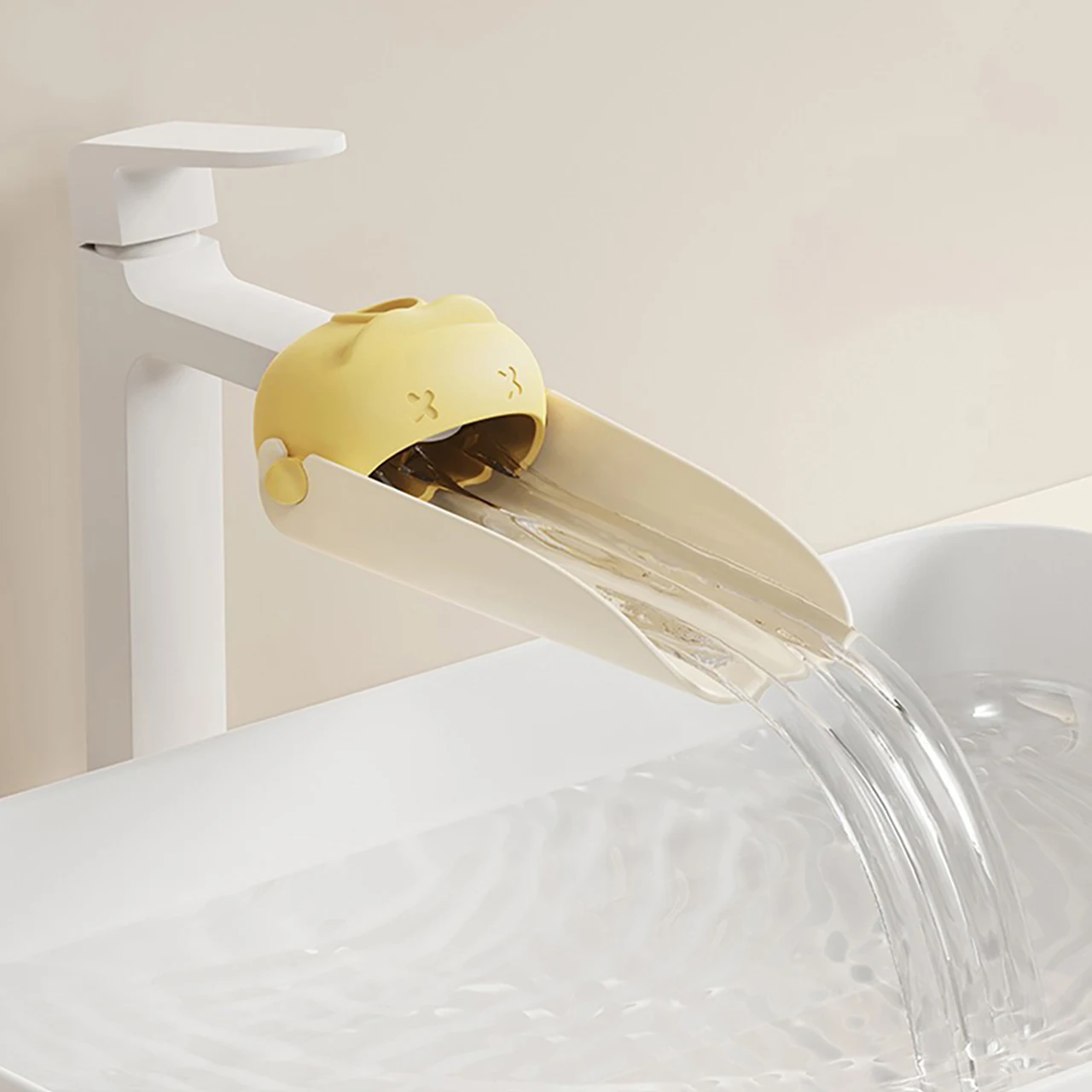 Cartoon Faucets Extender Silicone Splash-Proof Spout Children Hand Washing Assistant Bathroom Kitchen Sink Faucet Accessories