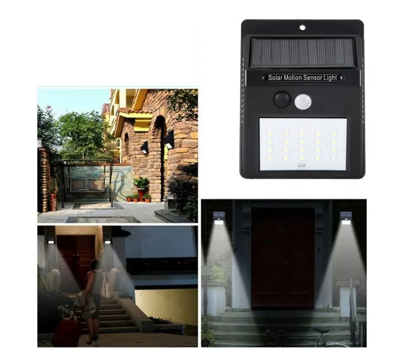 Solar Outdoor Integrated Waterproof Courtyard LED Induction Light, New Solar Single-sided Light for Home Outdoor Garden 2