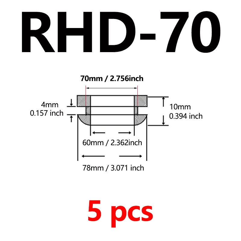 RHD-70  5pcs