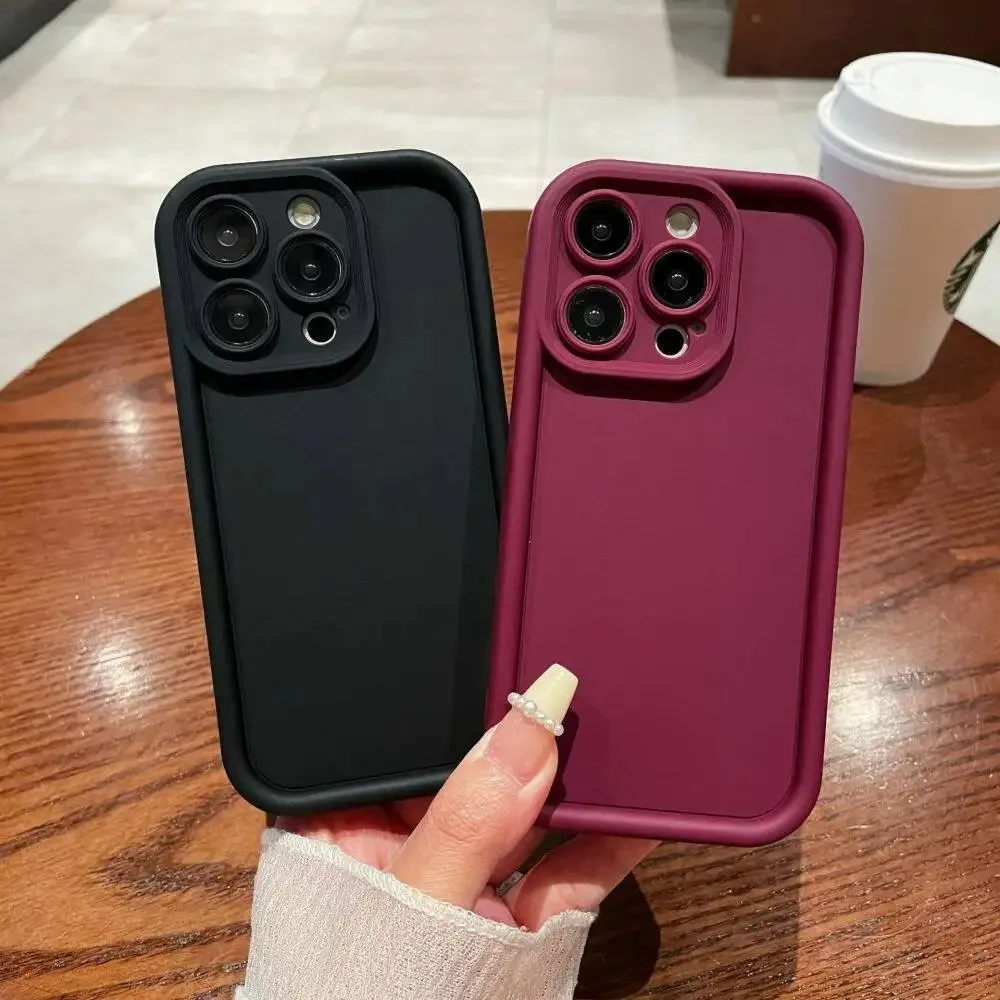 Custodia per telefono color caramella per Samsung Galaxy A13 A23 A33 A53 A73 A14 A24 A34 A54 A15 A25 A35 A55 5G Custodia morbida in silicone antiurto - immagine 5