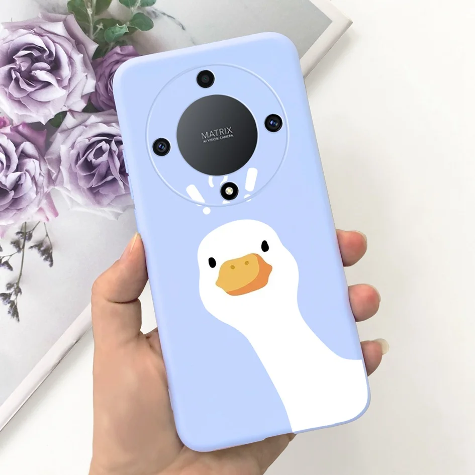 Lovely Cartoon Flower Slim Soft Silicone Phone Case Cover