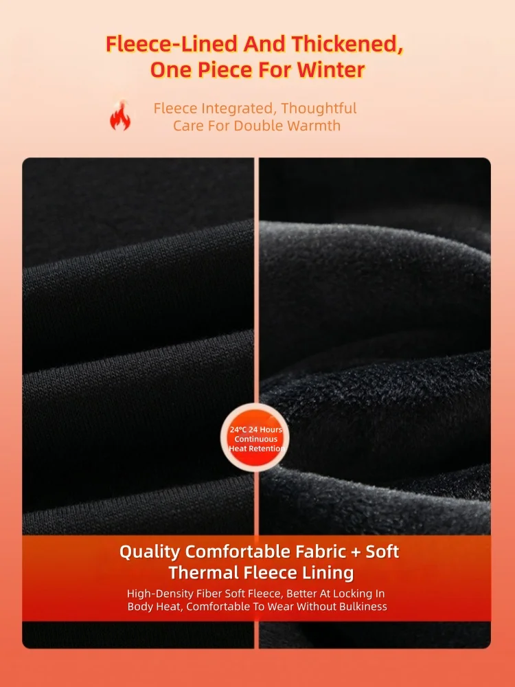 بنطلون واسع الساق للرجال لفصلي الخريف والشتاء، مبطن بالصوف، تصميم مستقيم وفضفاض، بنطلون رياضي كاجوال طويل، بنطلون رياضي أسود