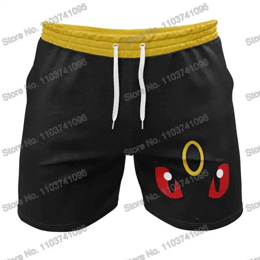 Red Eyes Diving Shorts BJJ Boxing MMA Rash Guard Swimwear Men Summer Surf Clothing GYM Shorts Sportswear Beach Floatsuit Pants