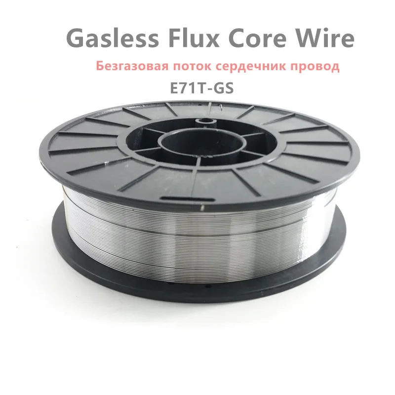 0.5KG/1KG E71T-GS Flux Cored Gasless Welding Wire No Gas or MIG Steel Welding Wire 0.8mm/1.0mm Self-shielded welding wire 2