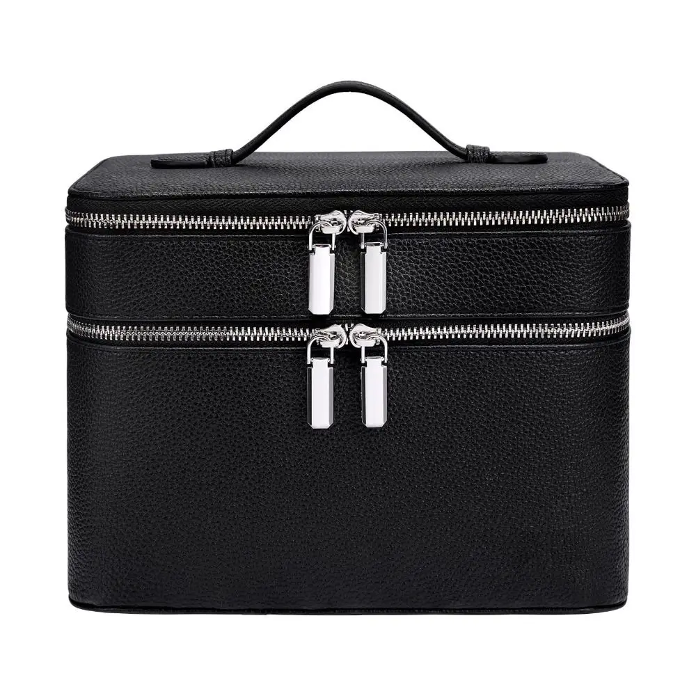 Storage Solution PU Material Cosmetic Bag Large Capacity Waterproof Toiletry Storage Aesthetic Pattern Travel Bag Travel 3