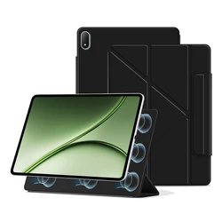 Magnetic Y - Folding Stand Flip Case for OnePlus Pad 4 13.2in (Black)