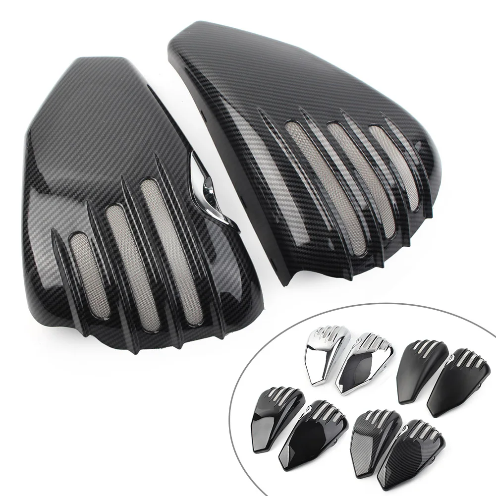 

1Pair Motorcycle Battery Side Cover Protector Guard For Harley Davidson Sportster Models XL 883 1200 2004-2010 2011 2012 2013