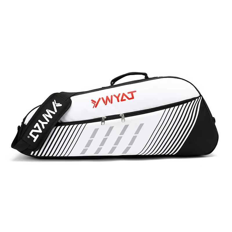 YWYAT Badminton Racket Bag Single Shoulder Sports Racket Bag Waterproof Large Capacity Tennis Bag with Shoes Clothe Compartments