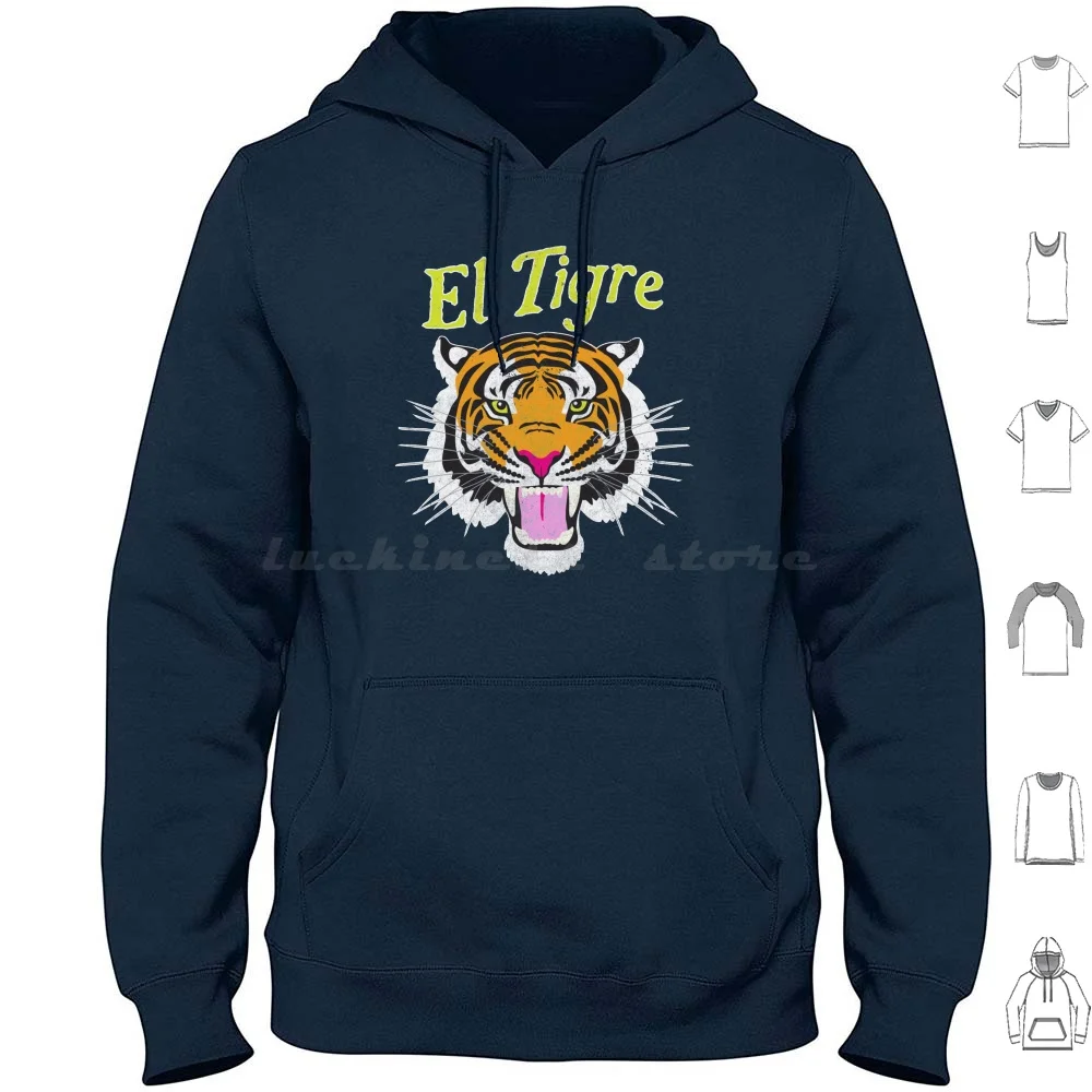 El Tigre Felpe Con Cappuccio Manica Lunga Gatto Gatto Grande Gatto Gatto Tigre Tigre Tigre Tigre El Tigre Ruggito Ruggito Nostalgico Nostalgia