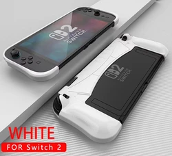 Enhanced Ergonomic Protective TPU Grip Shell - Switch 2 (White)