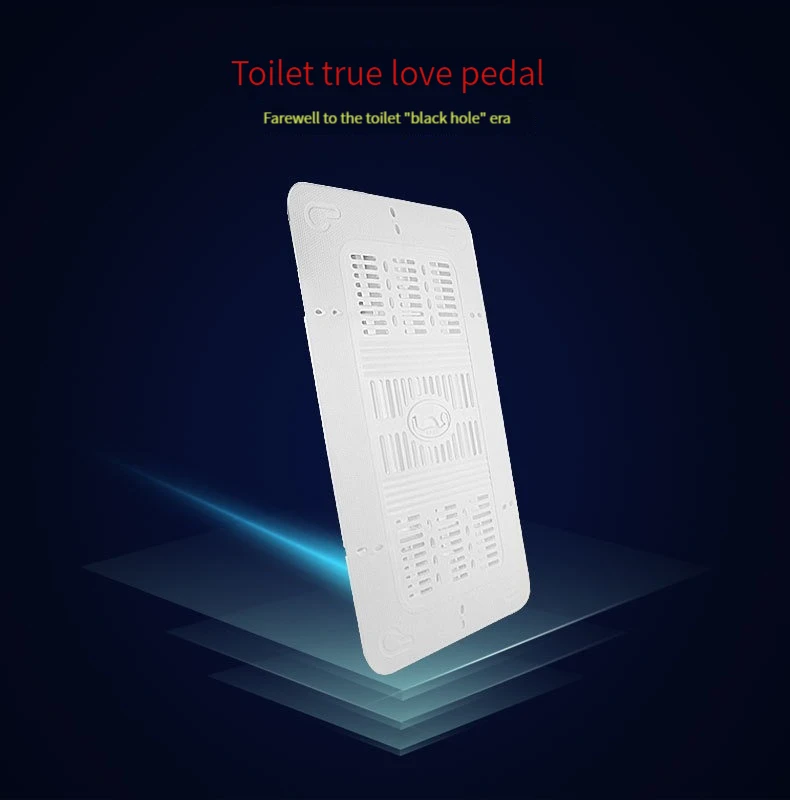 Universal Sanitary Ware Accessories Pedal Toilet Stool Squatting Pan Cover Squat Pans Lid 2