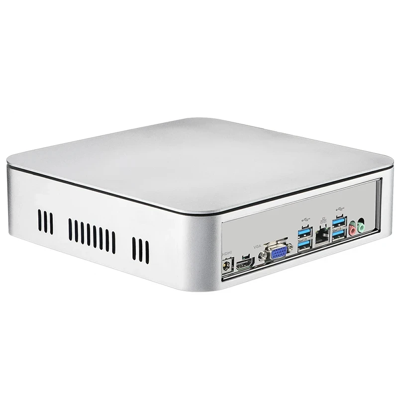 Helorpc Mini PC Optional i7-8750H/i5-11300H/i7-10750H/i5-1135G7 CPU Support WIFI win10 Linux System Fanless Industrial Computer