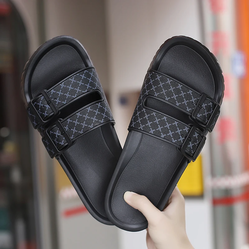 Men Sandals Summer Casual Breathable Lightweight Flip Flops Beach Comfortable Flats