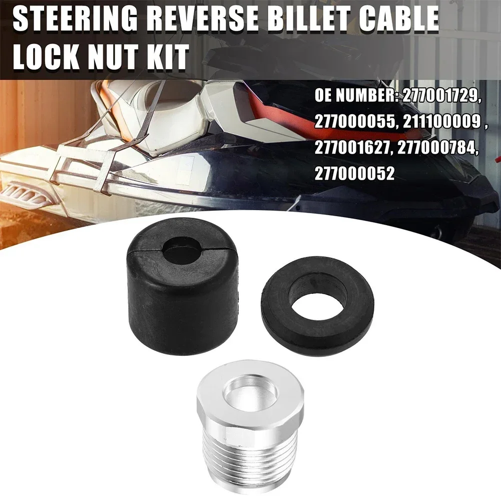 Cable Anti-Loosening Billet Aluminum Nut Kit For Sea-Doo 277001729