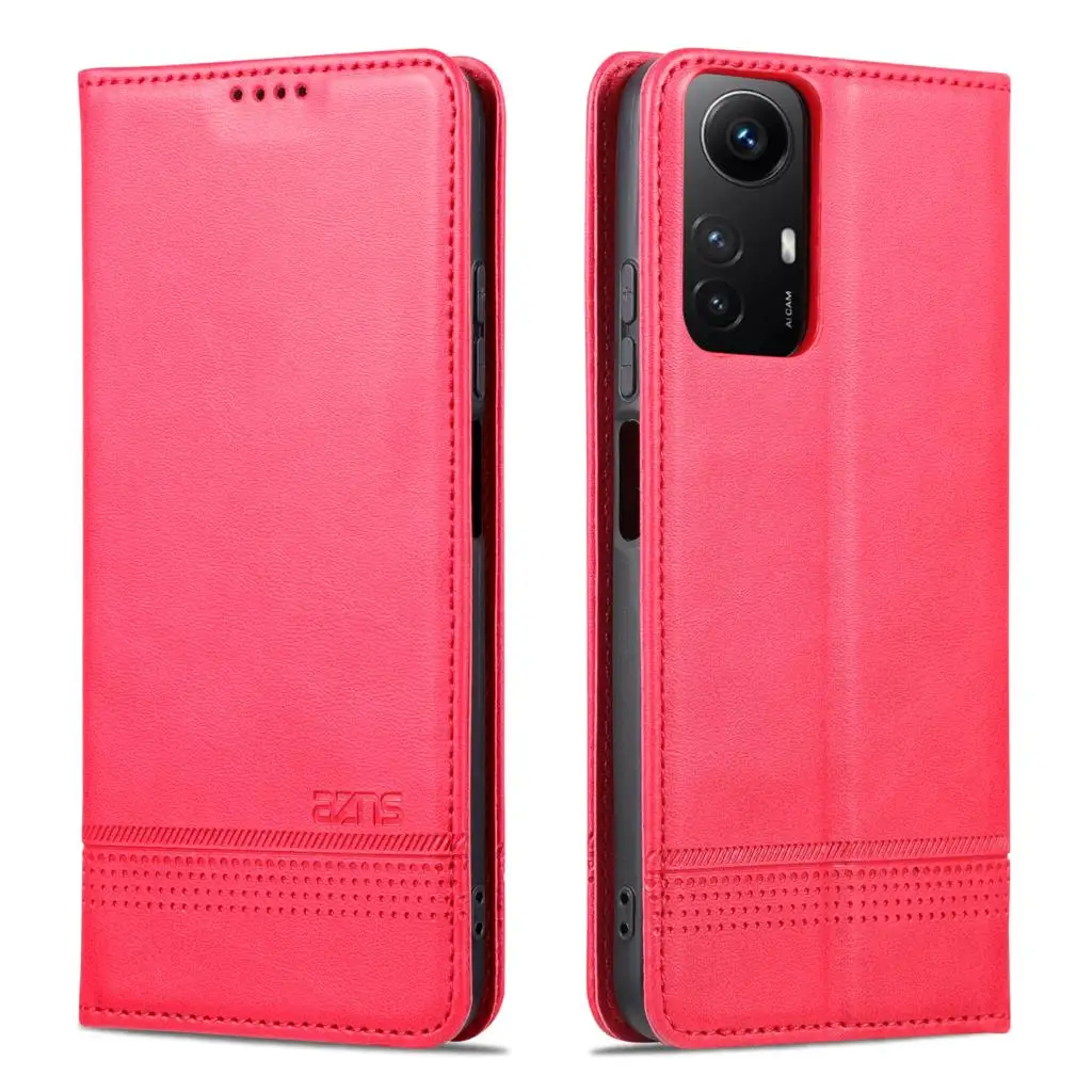 Capa De Telefone De Couro Flip Para