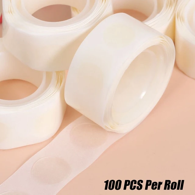 100 adhesive dots tape glue diy